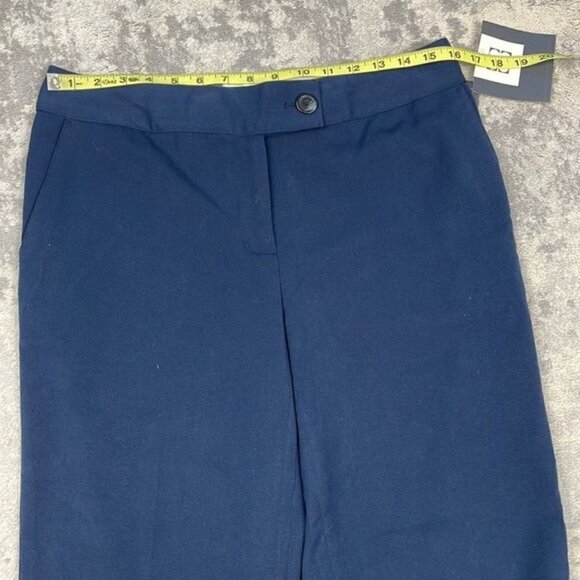 NWT Liz Claiborne Jackie Trouser Pants Navy Blue Career Office Corporate Sz 10 - Picture 4 of 12